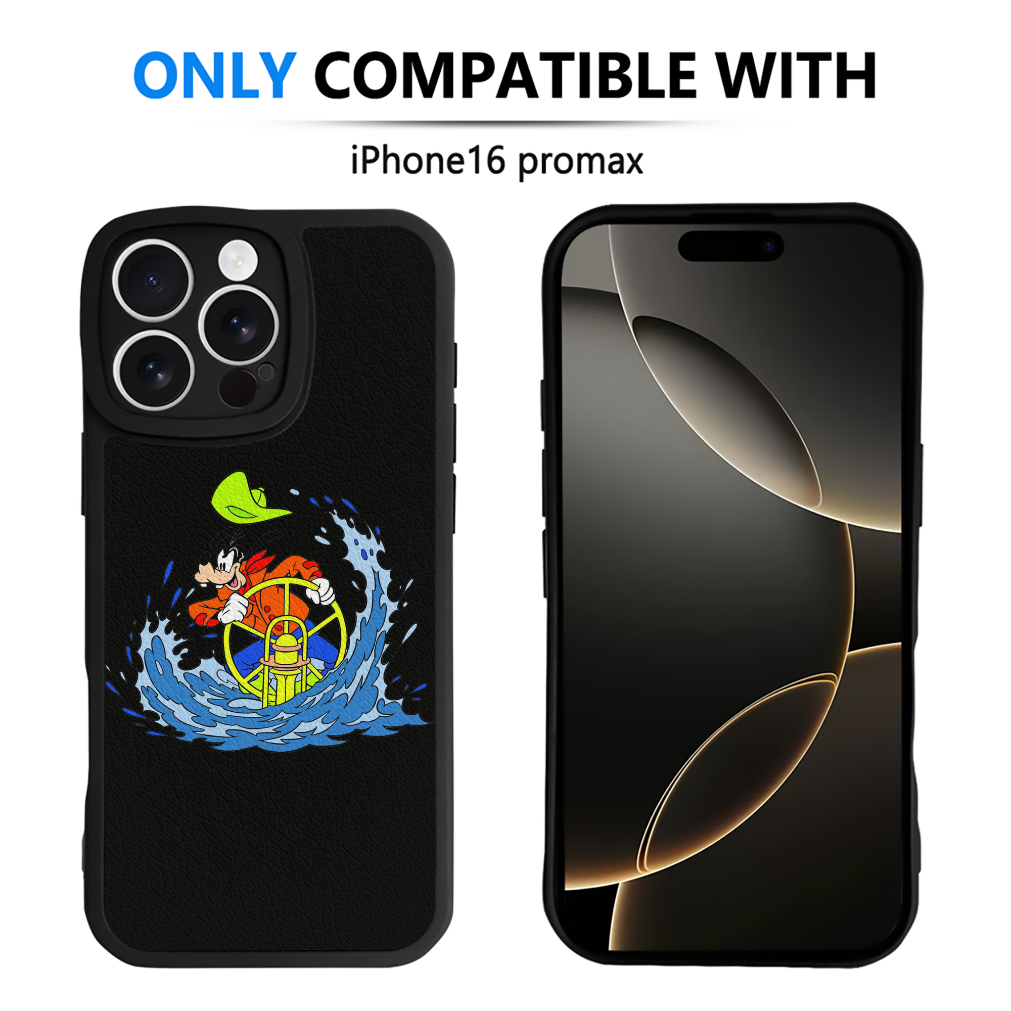 （画像用） ミッキーマウス Mickey Mouse 【iPhone 16シリーズ対応】シリコンスマホケース（レザー調） 材質：シリコン